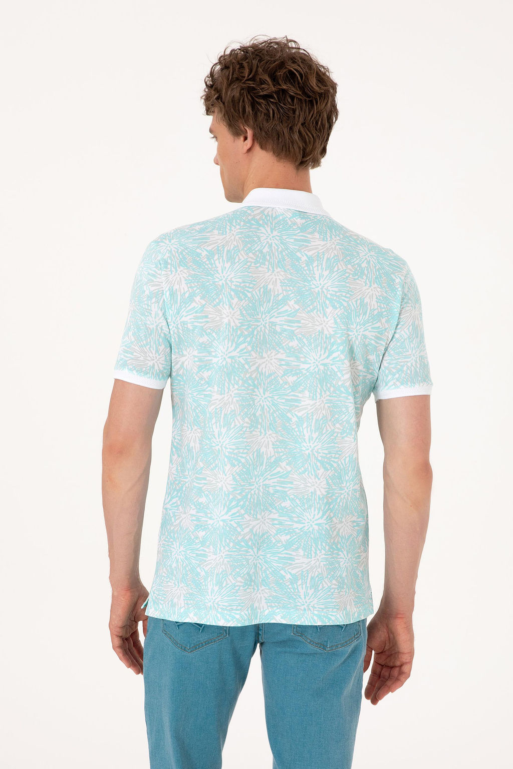 Erkek Regular Fit Polo Yaka Mint Ti__rt Sepette S_rpriz _ndirim - U.s. polo assn фото 5