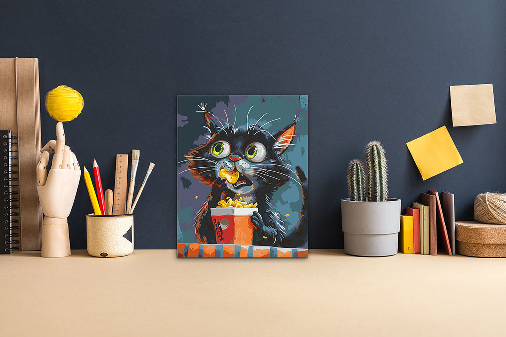 ФРЕЯ PNB/PL-347 Набор для раскрашивания по номерам 50 х 40 см Киносеанс