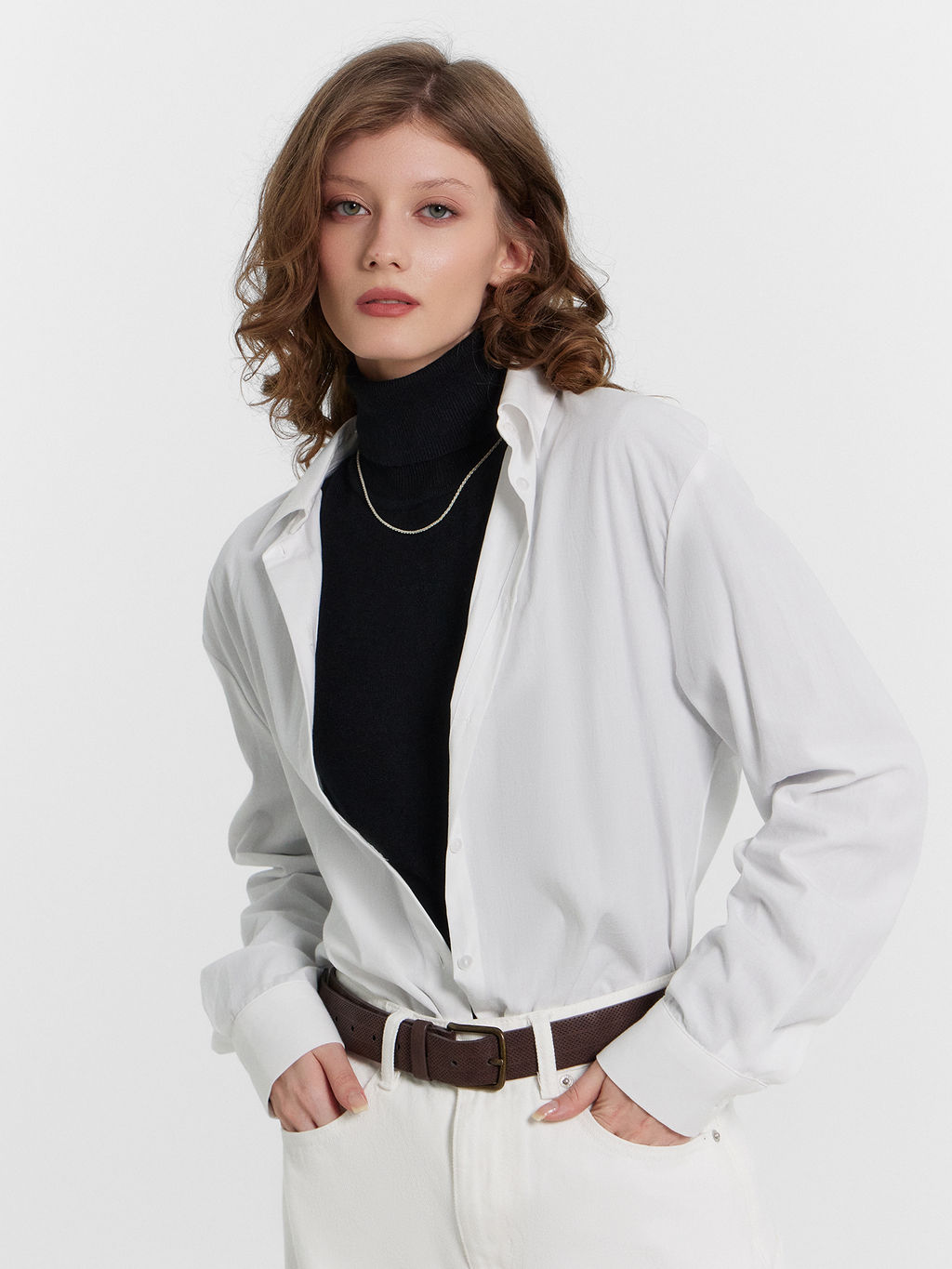 Водолазка женская черная черный 122911