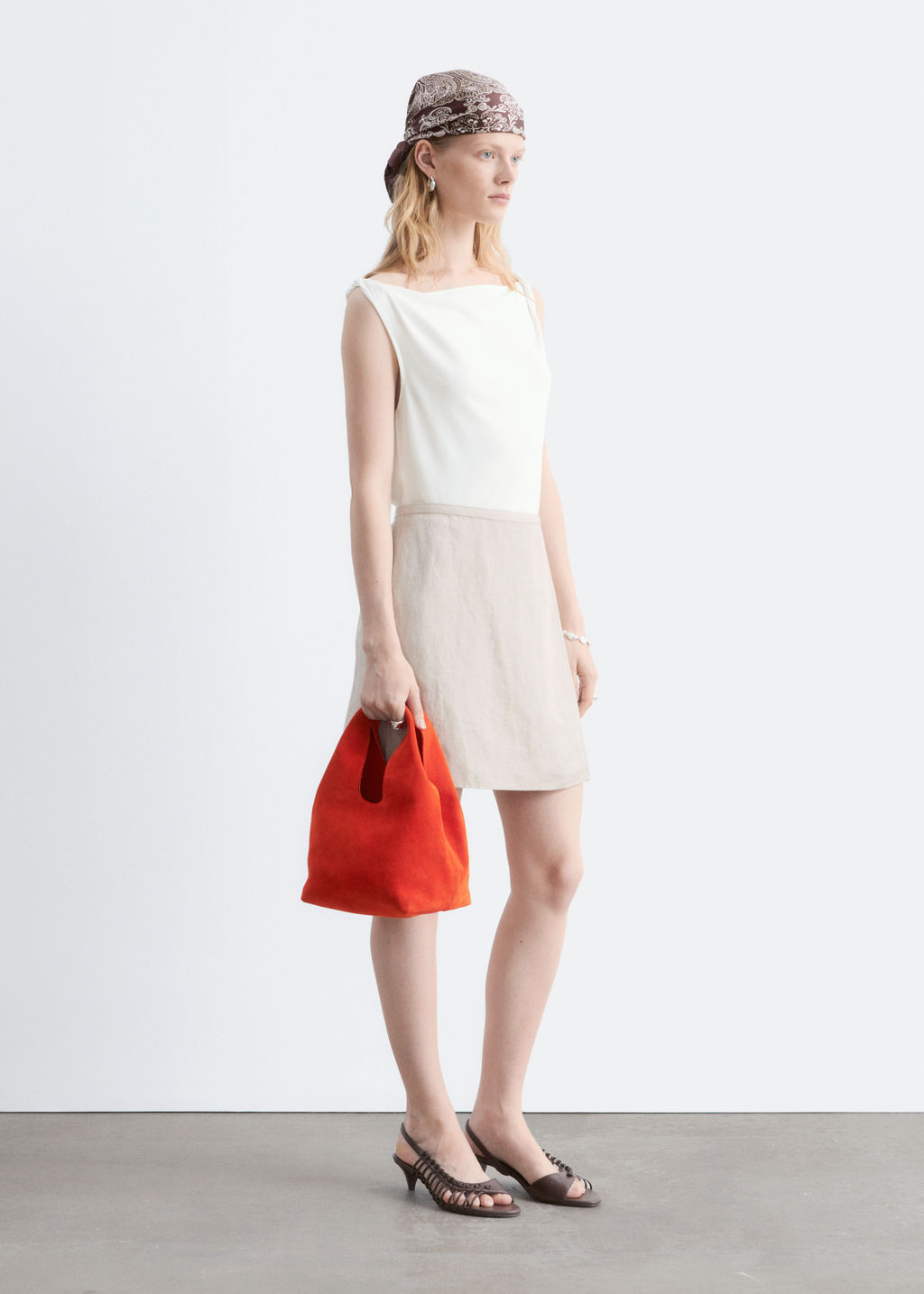 Top de punto con tirantes retorcidos - H&m фото 5