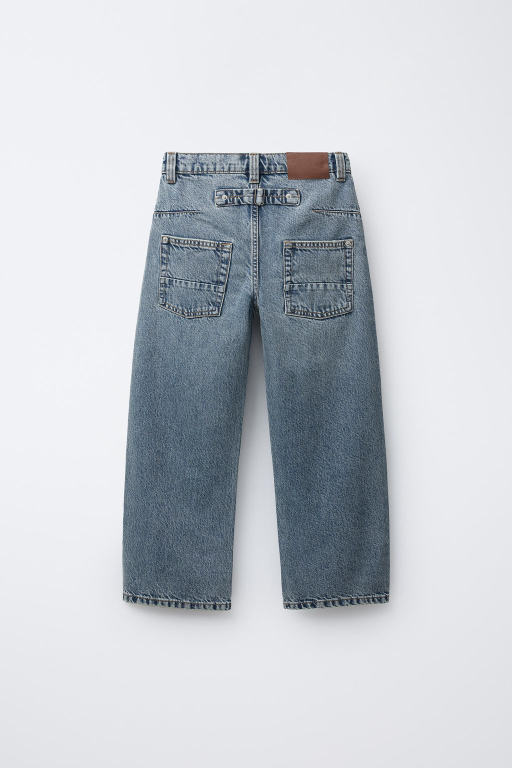 BALLOON JEANS WITH BELT LOOP - Zara фото 2