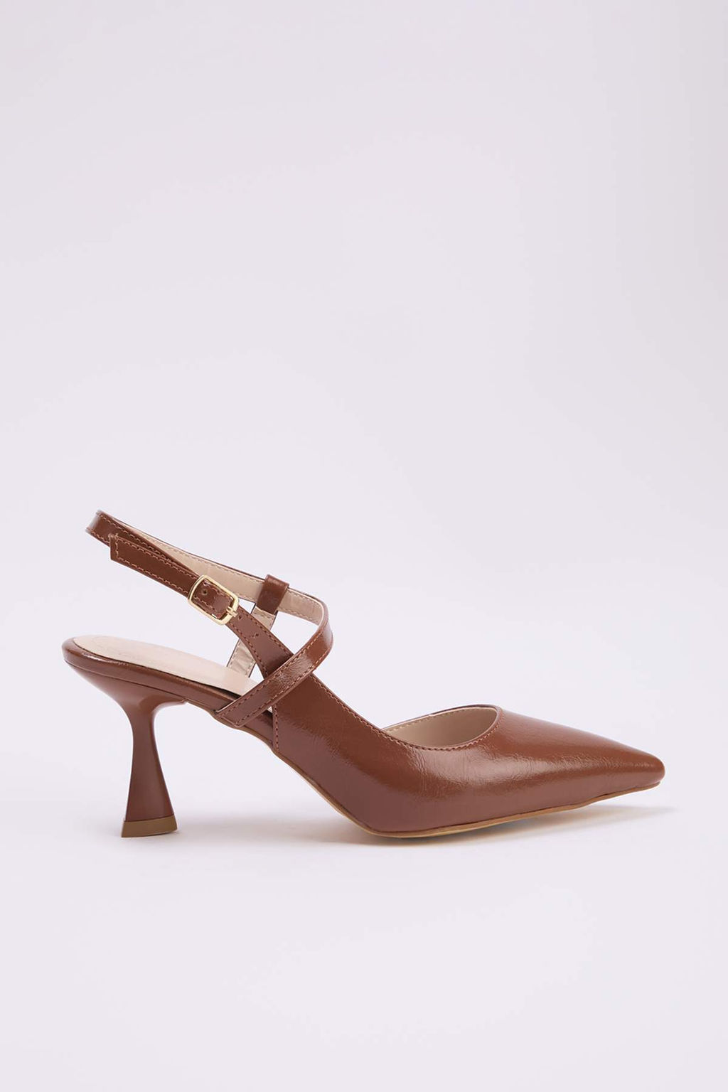 Caramel Bilekten Bantl? Kad?n 8 cm Ince Topuklu Ayakkab? TAKAW25TO00004