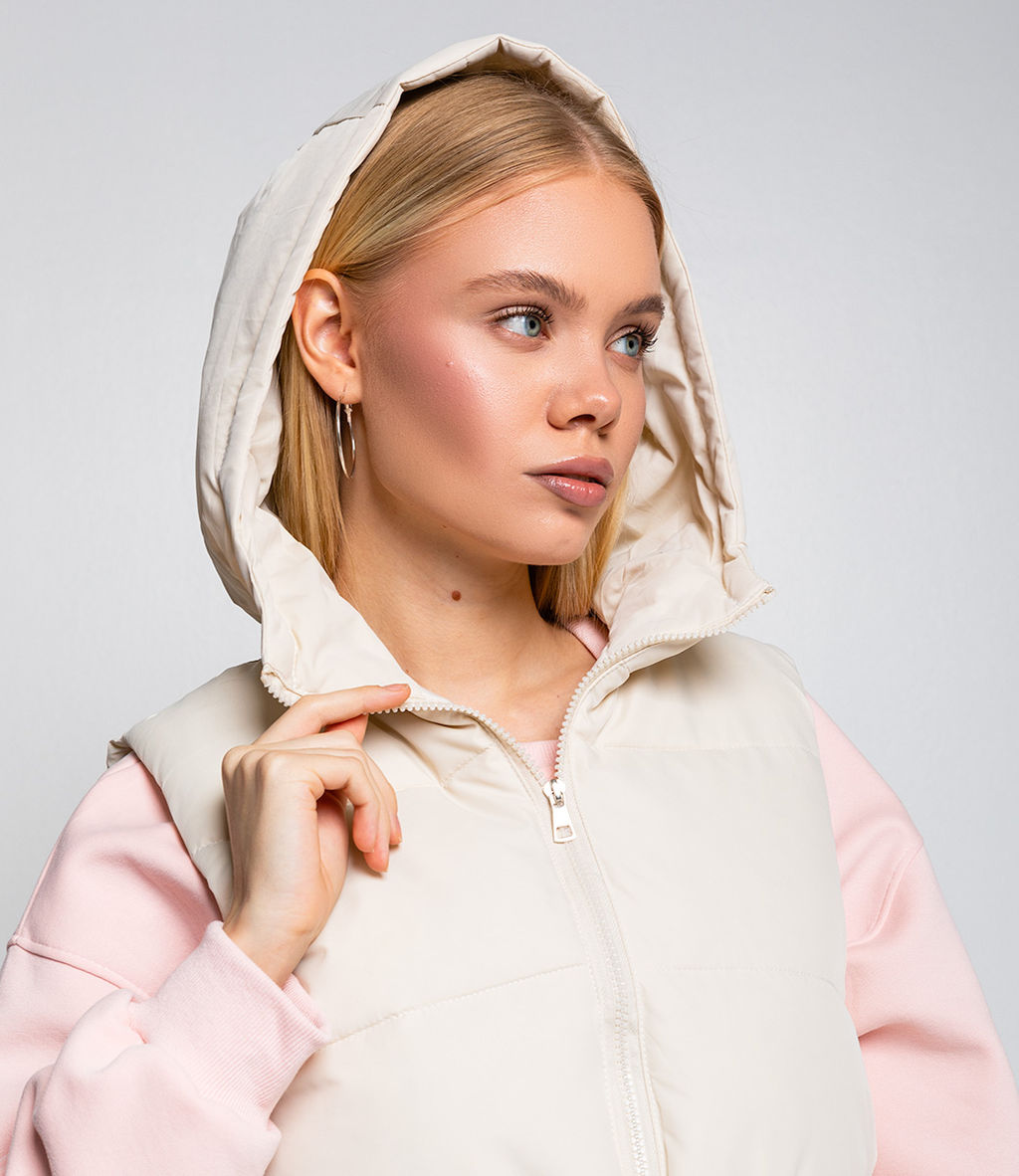 Жилет #КТ116 (5), светло-бежевый - Dommod фото 5