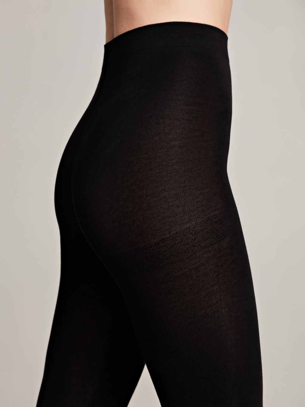 Колготки теплые CONTE MICROCOTTON 200 nero - Conte elegant фото 2