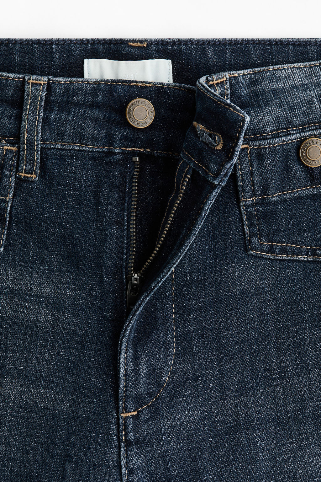 Wide High Waist Ankle Jeans - H&m фото 12