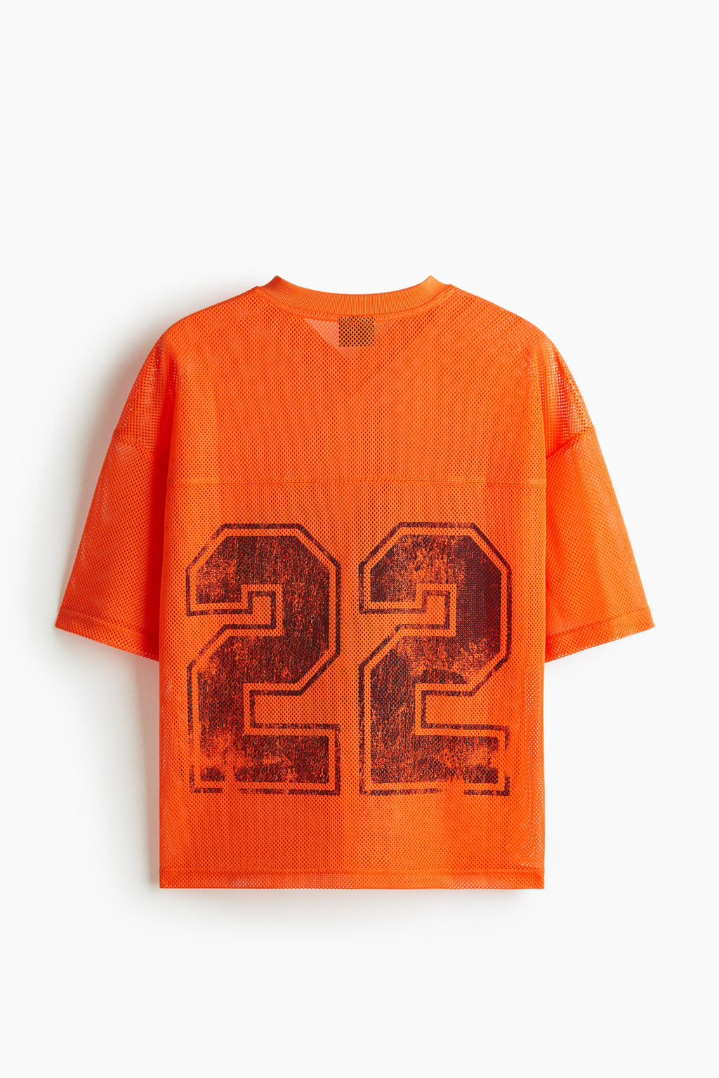 Oversized Fit Printed mesh T-shirt - H&m фото 5