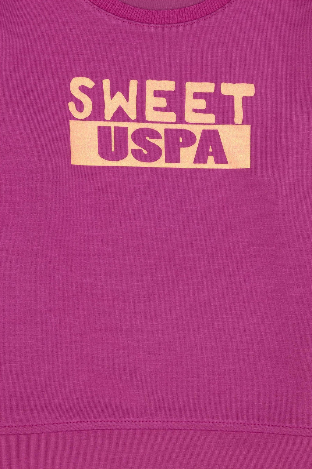 Фиолетовый свитшот для девочки - U.s. polo assn фото 3