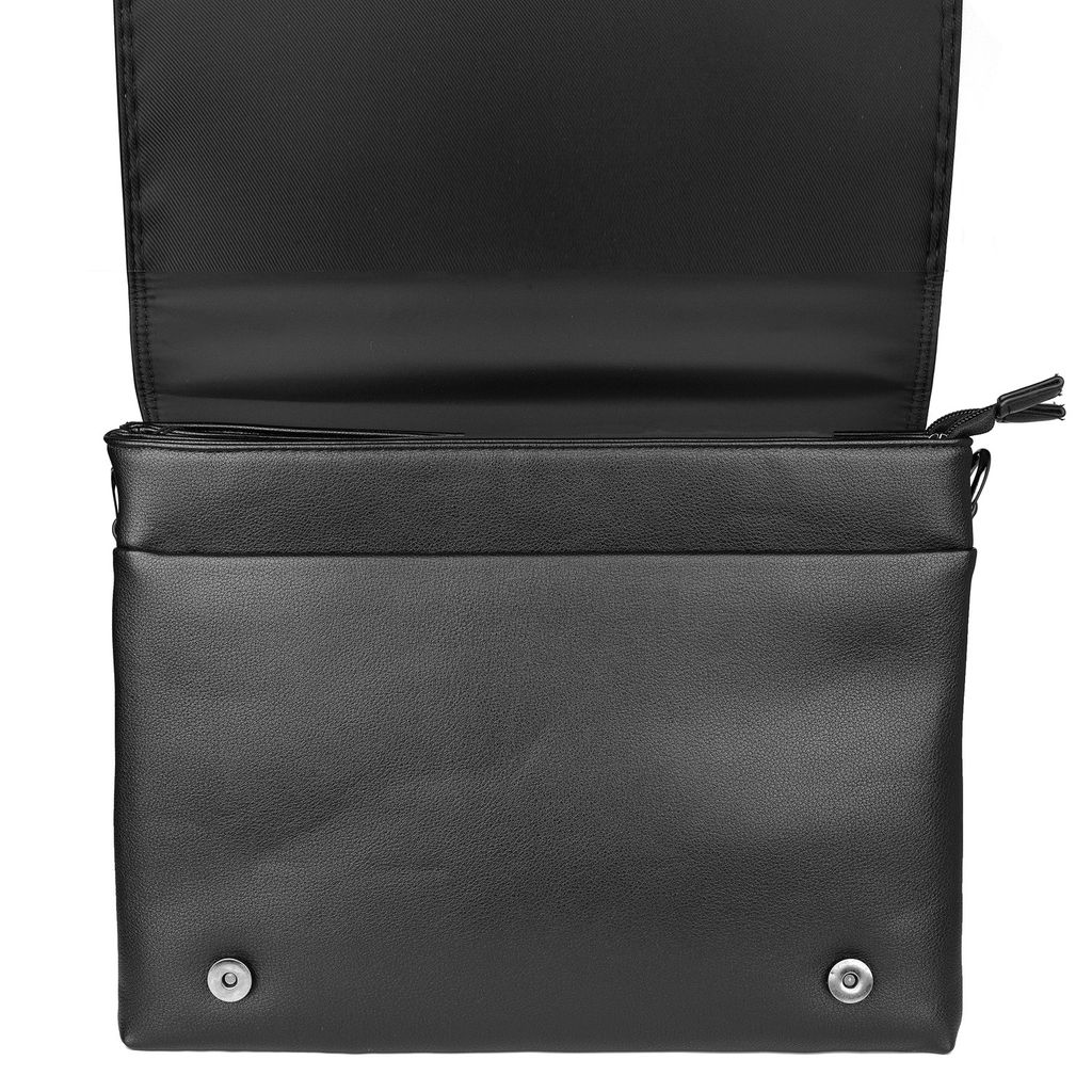 1707-4 black, мужской портфель из экокожи Barcelo Biagi