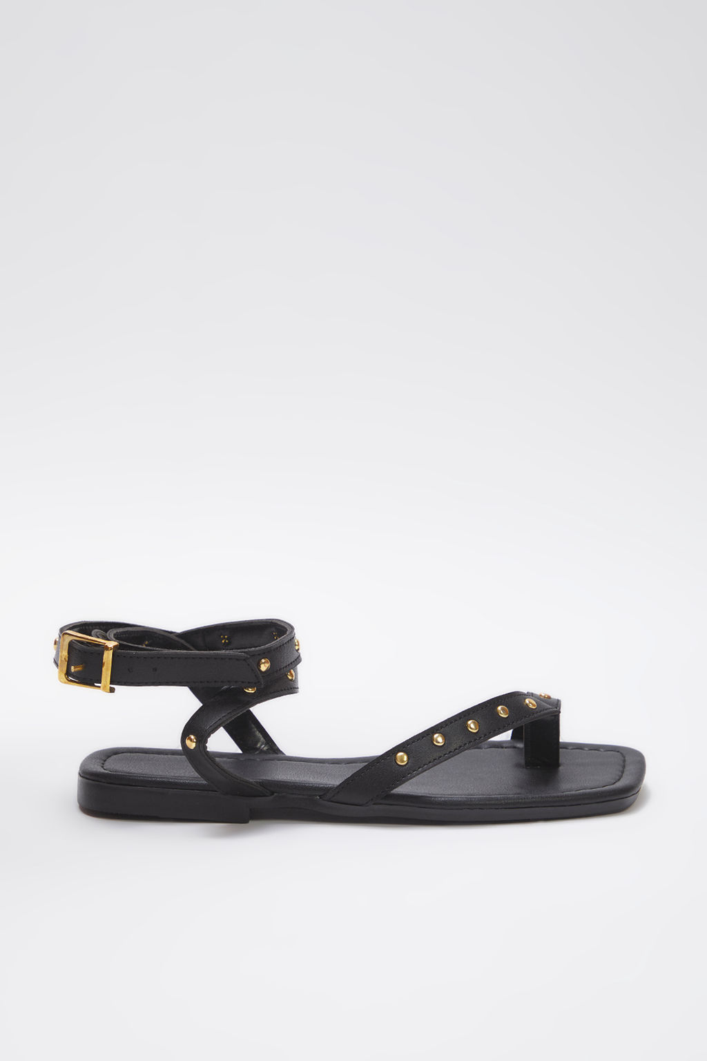Trendyol Shoes Siyah Trok Tasl? Bilekten Baglamal? Kad?n Parmak Aras? Sandalet TAKSS25SD00048 - Trendyolmilla фото 3