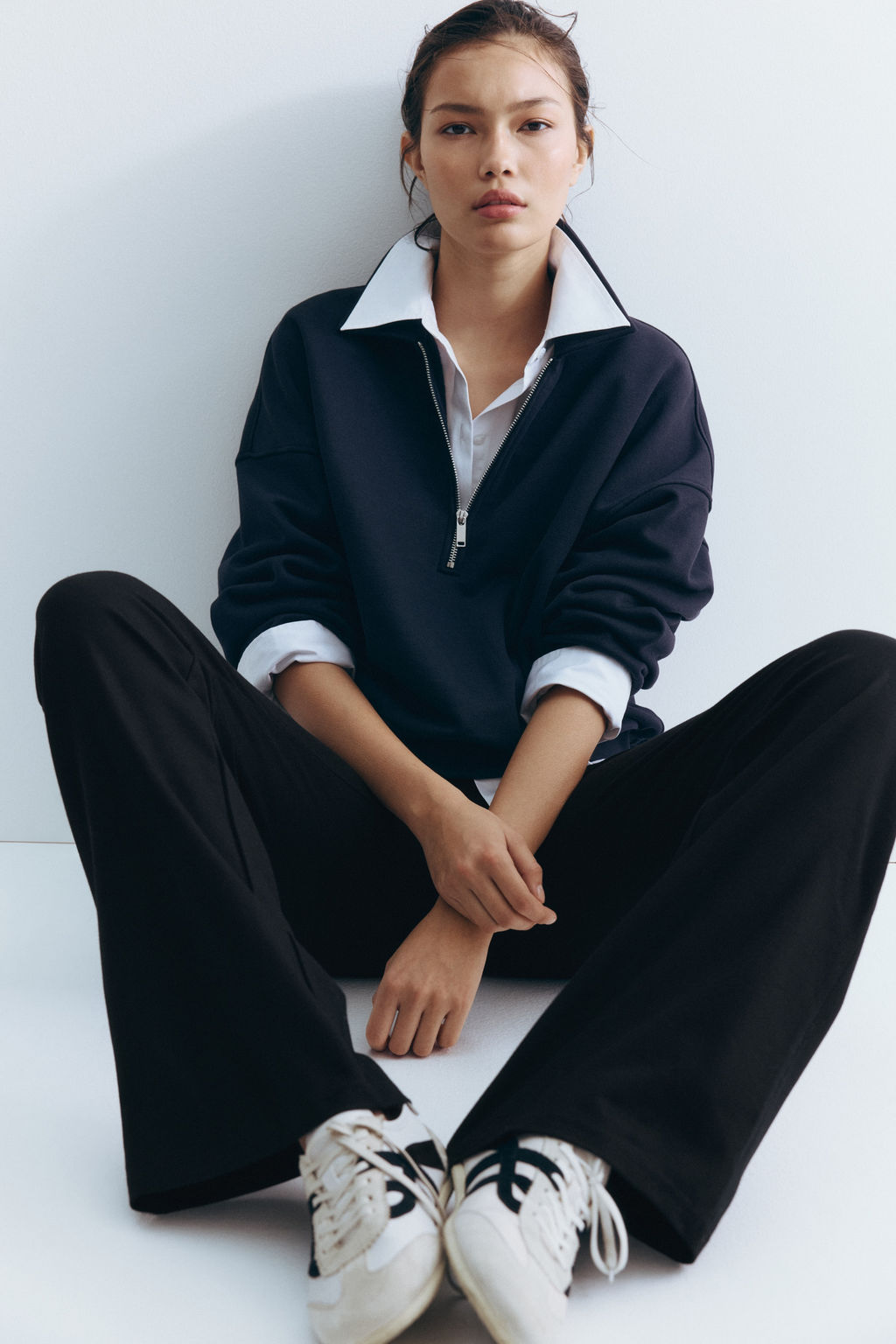 Pantal?n de algod?n con cintura plegable - H&m фото 8