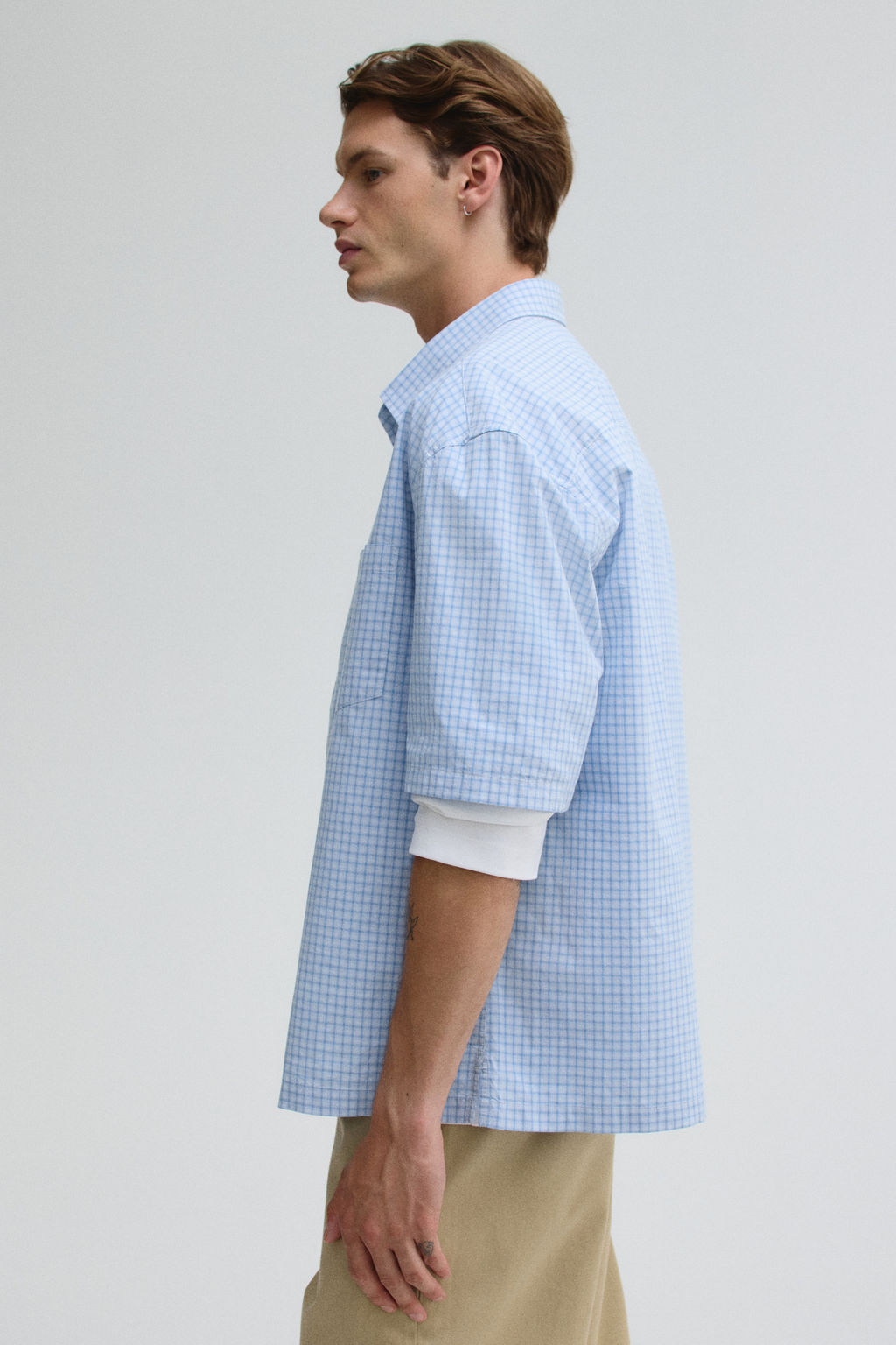 Camisa de manga corta Relaxed Fit - H&m фото 4