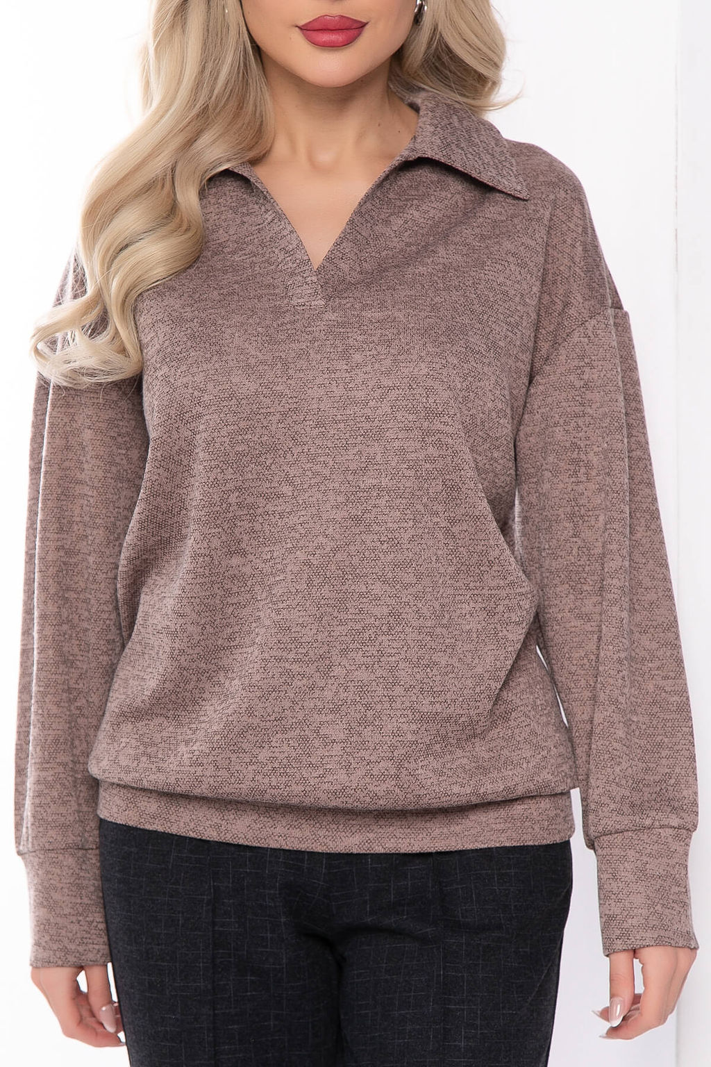 Джемпер Эссен (капучино) Б7984 - Lt collection фото 3