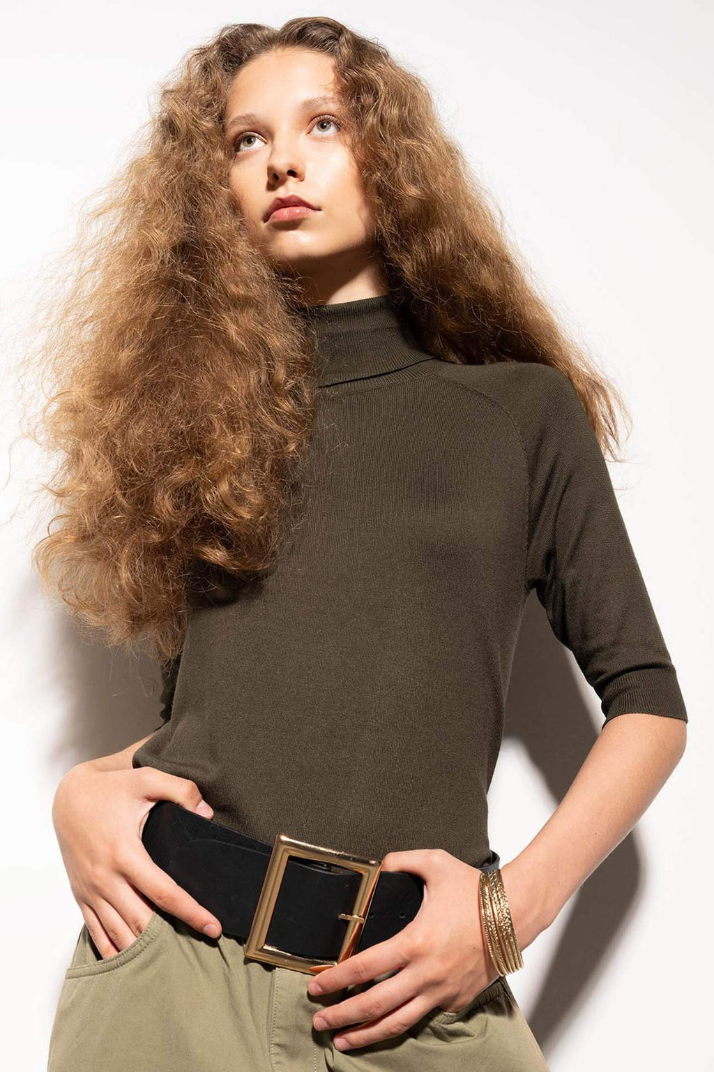 Regular Fit Bal?kc? Yaka Yar?m Kol Basic Duz Triko Kazak - Defacto фото 2