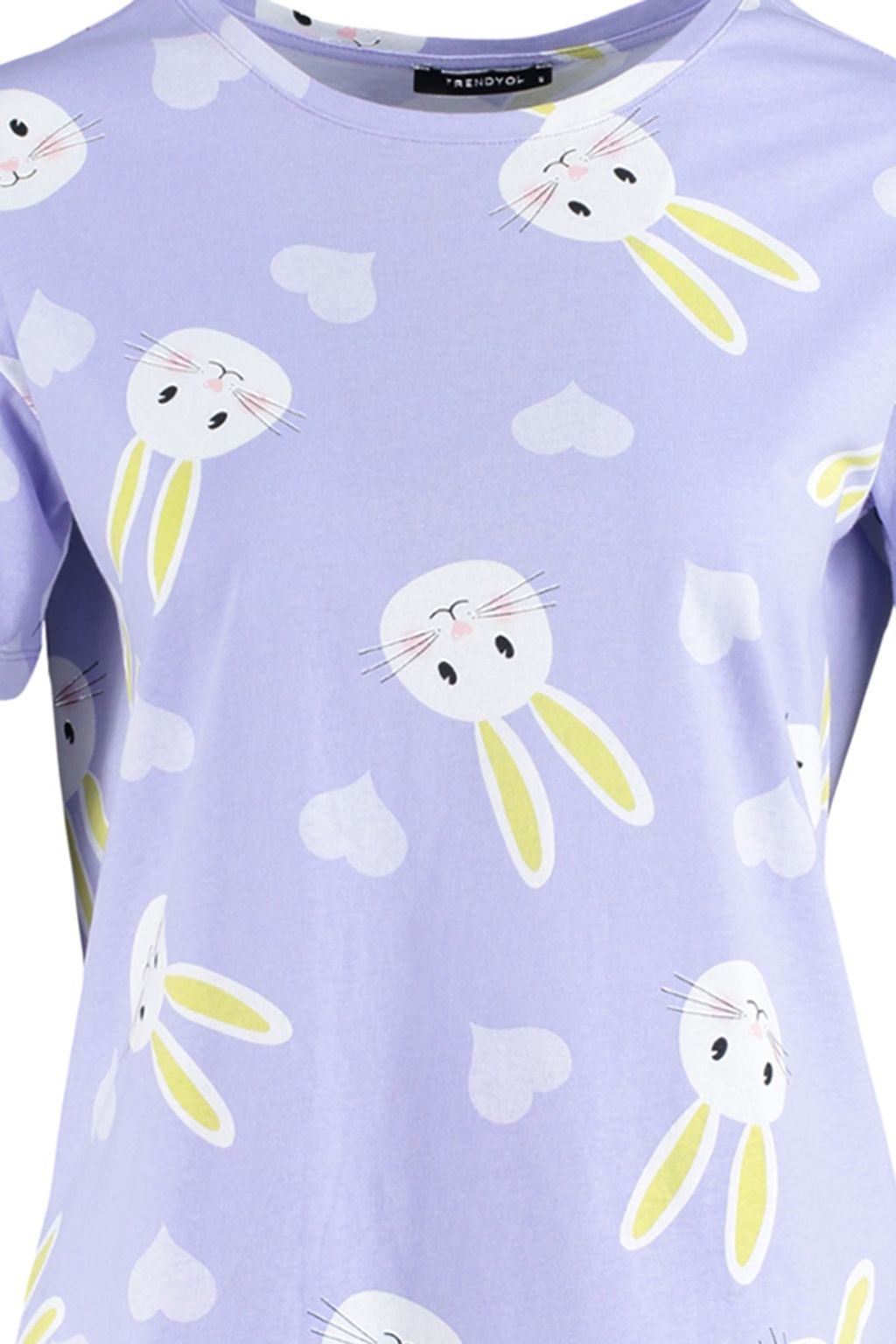 Trendyolmilla Ekru %100 Pamuklu Ay?c?kl? Sortlu Orme Pijama Tak?m? THMSS23PT00005  фото 24