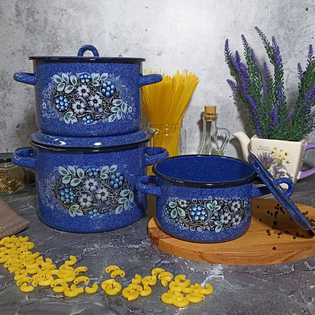 33 Набор №33 Голубика син. с зерн. - Стальэмаль фото 3