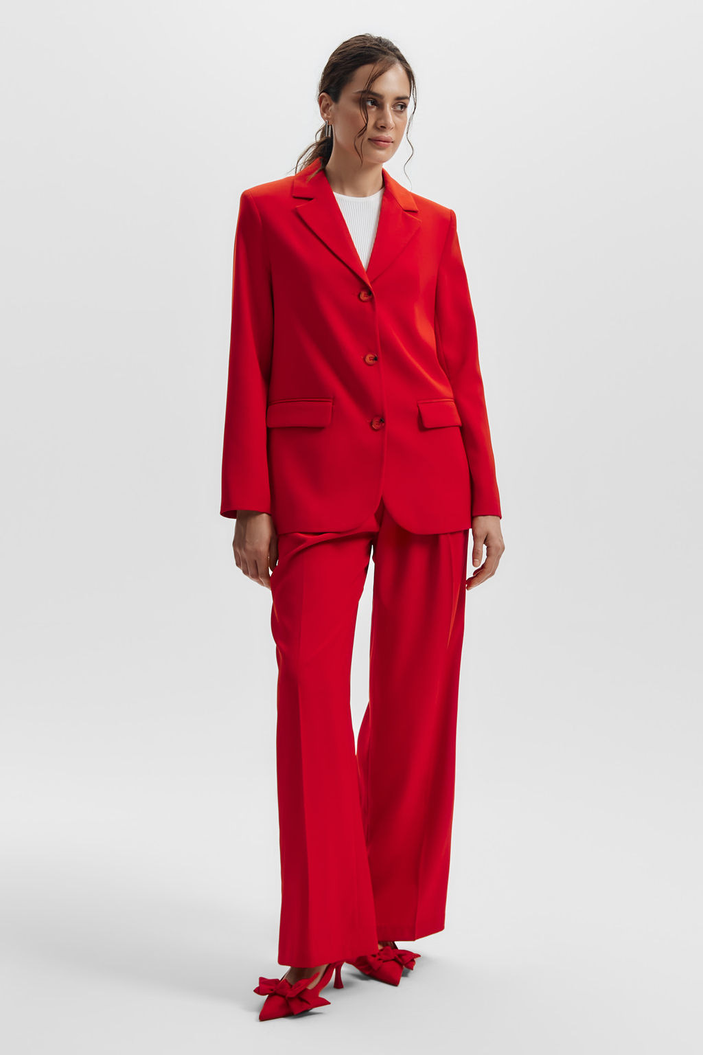 Жакет прямого кроя со съемным поясом - Mollis фото 4