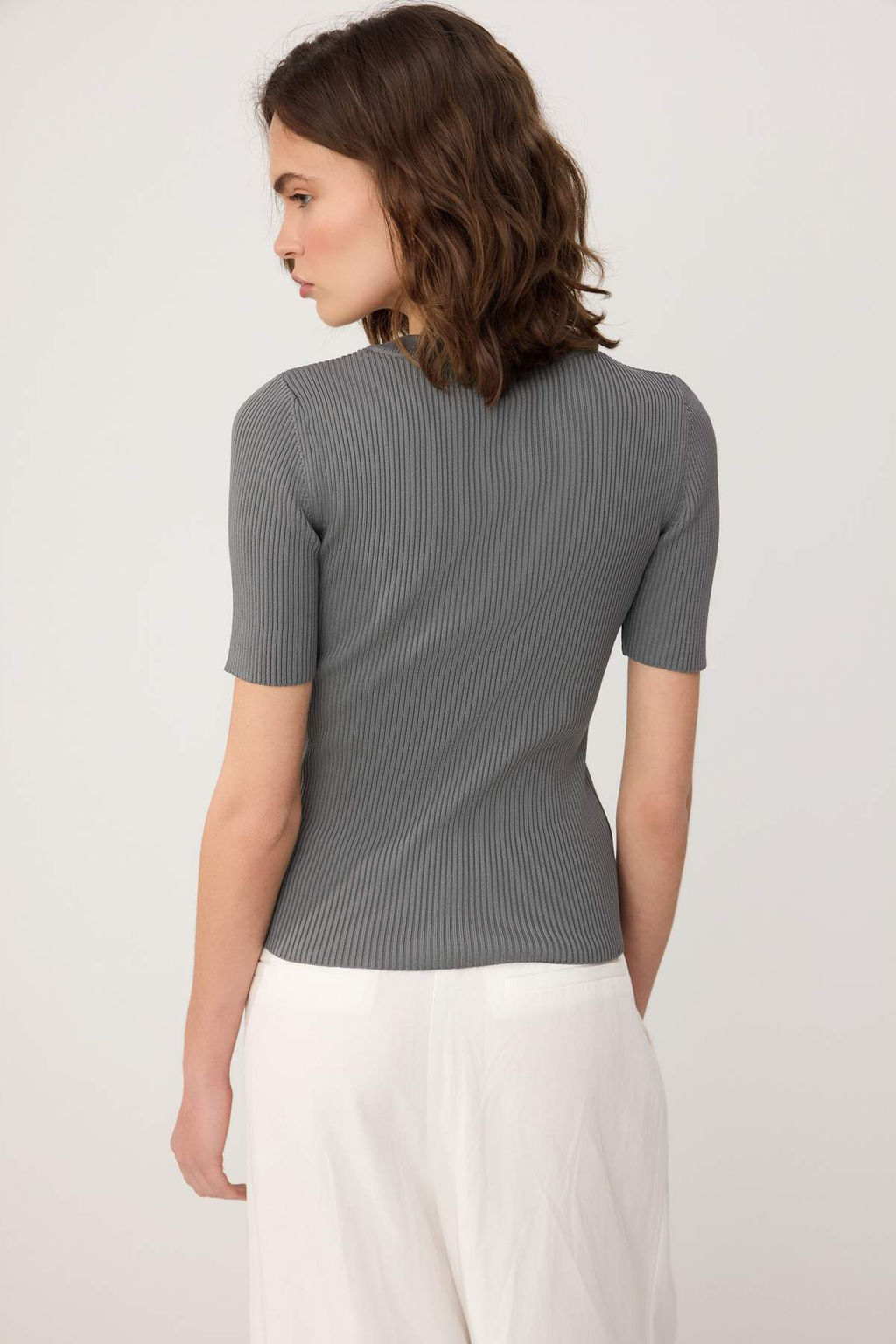 K?rm?z? C?tc?t Detayl? Fitilli Yazl?k Triko Bluz TWOSS26BZ00808 - Trendyolmilla фото 8