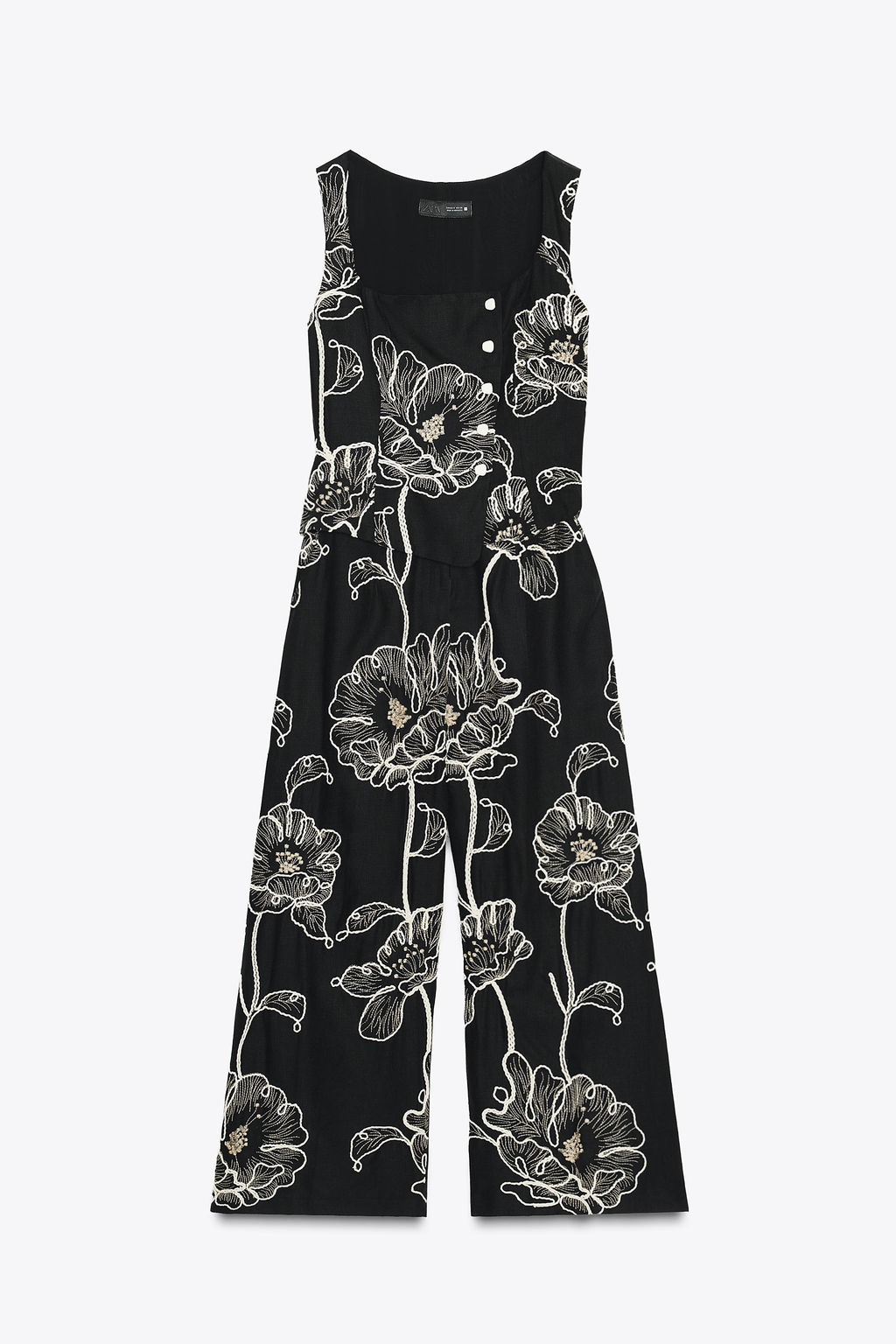 FLORAL EMBROIDERY JUMPSUIT - Zara фото 12