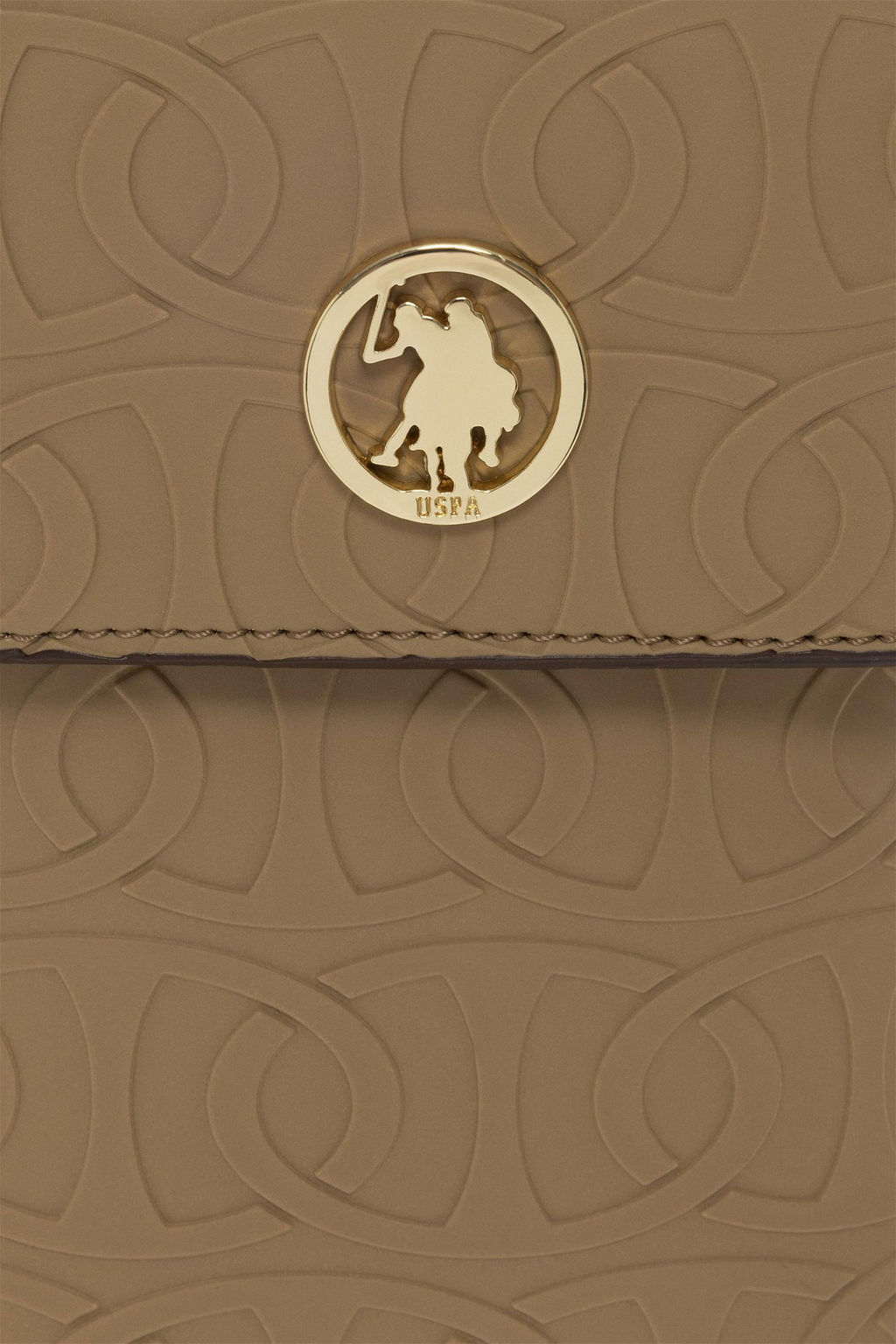 Женская темно-бежевая сумка для телефона Неожиданная скидка в корзине - U.s. polo assn фото 6