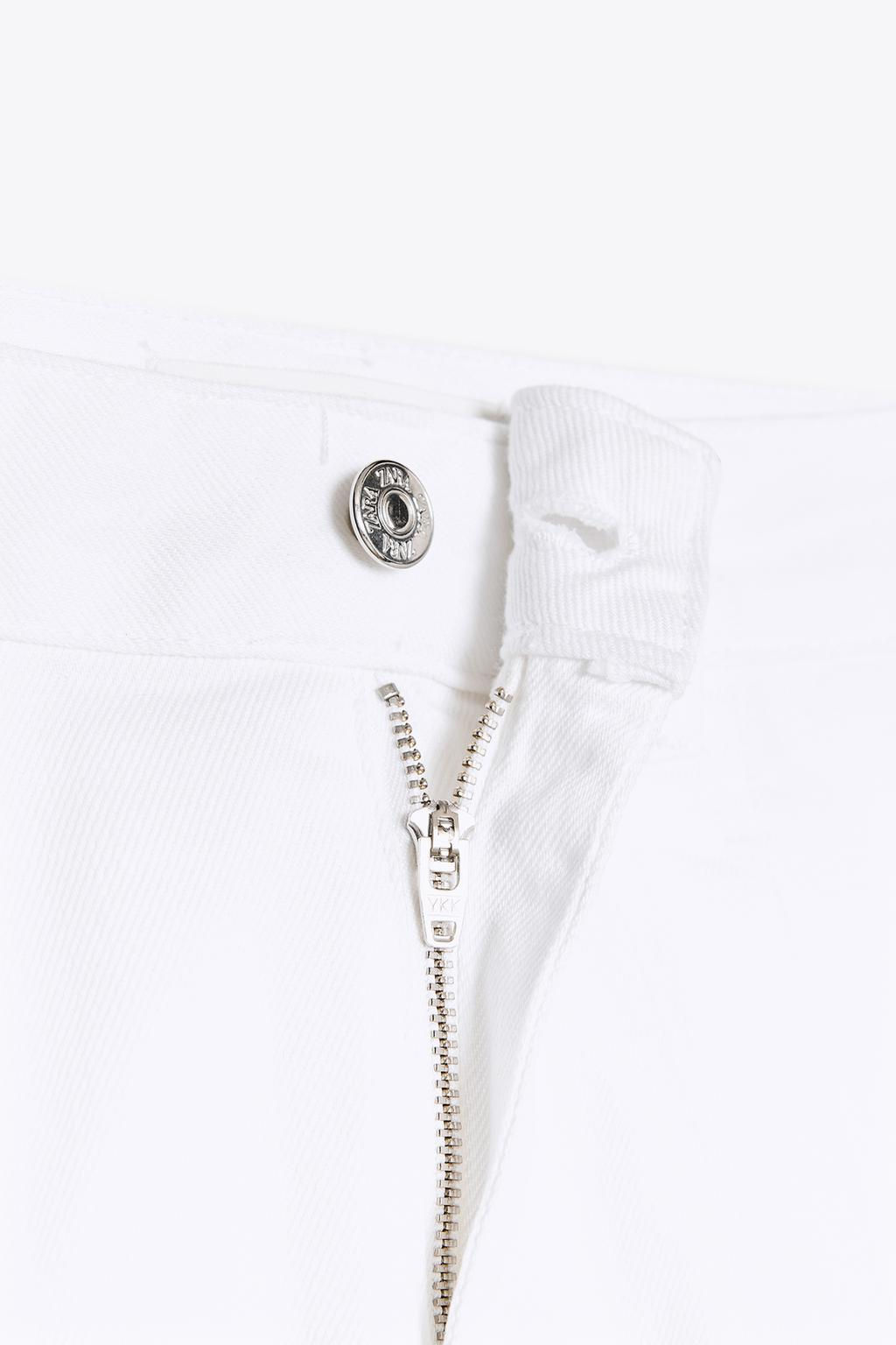 Z1975 WIDE-LEG MID-WAIST PLEATED JEANS - Zara фото 3