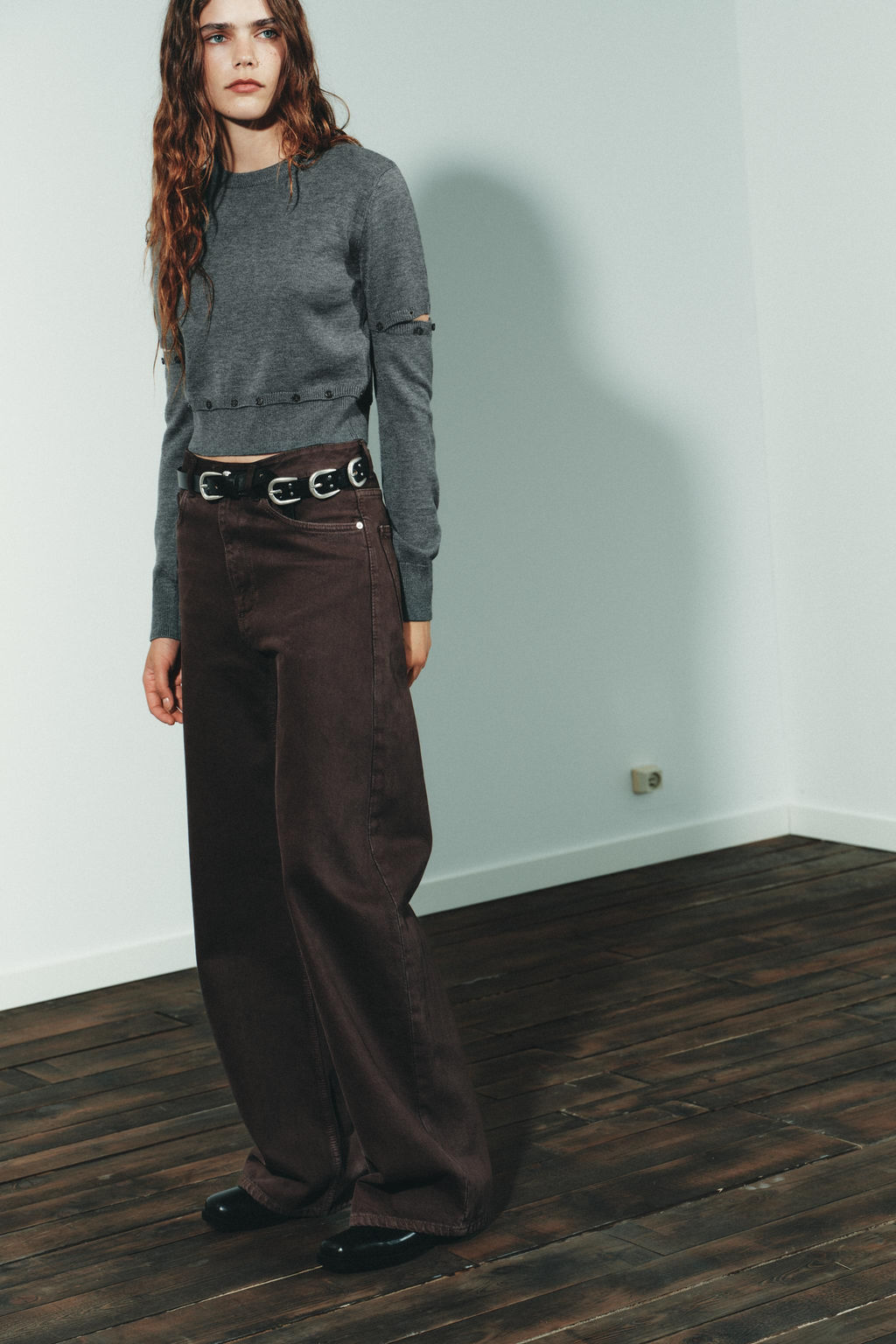 TRF HIGH-WAIST EXTRA WIDE-LEG JEANS