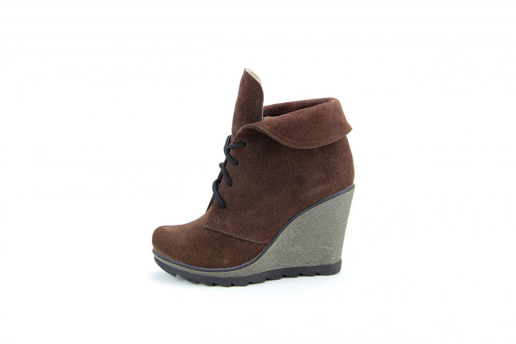 Ботильоны 900.brown.alegra/Мех