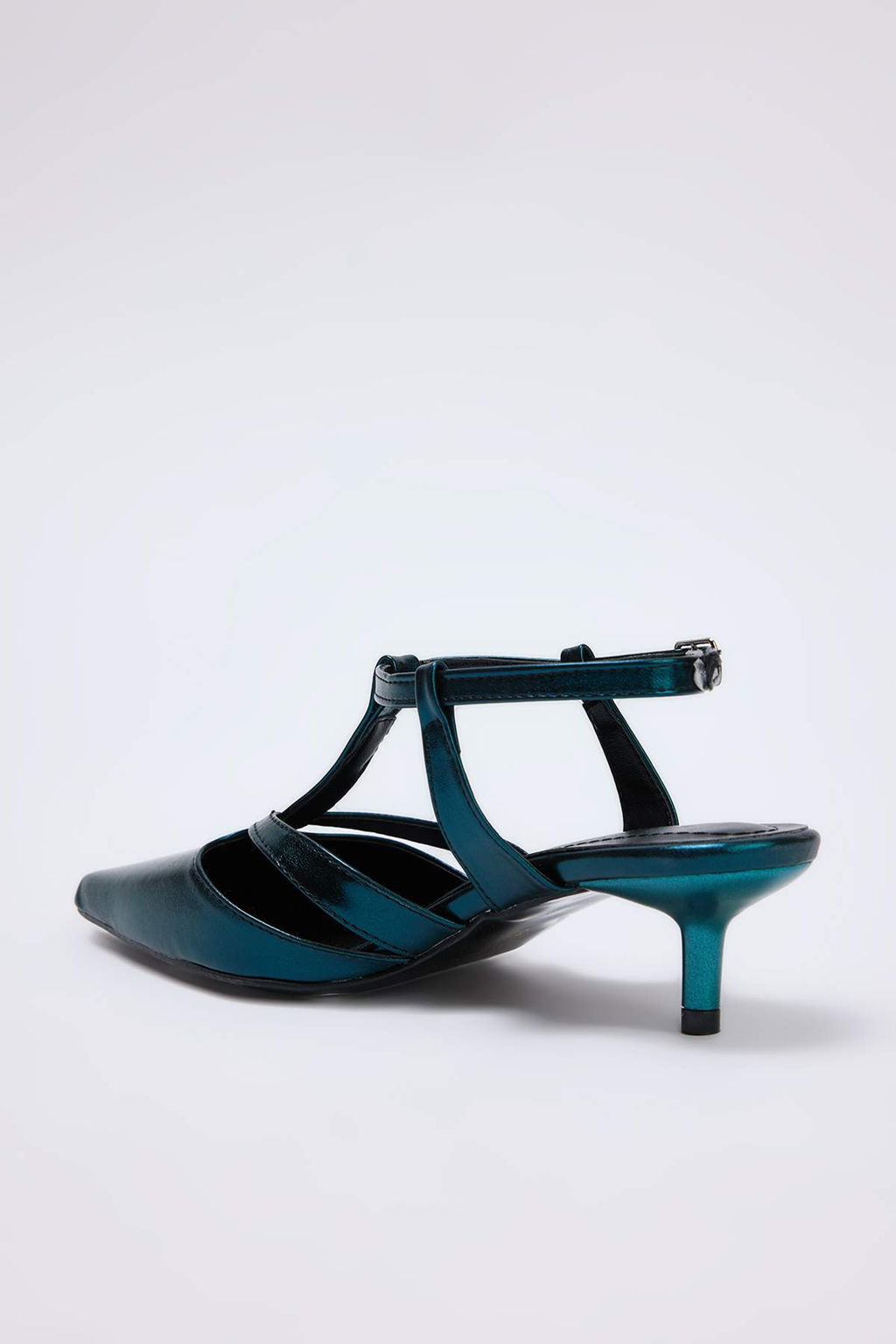 Petrol Yesili Kad?n 4,5 cm Klasik Topuklu Ayakkab? TAKSS26TO00019