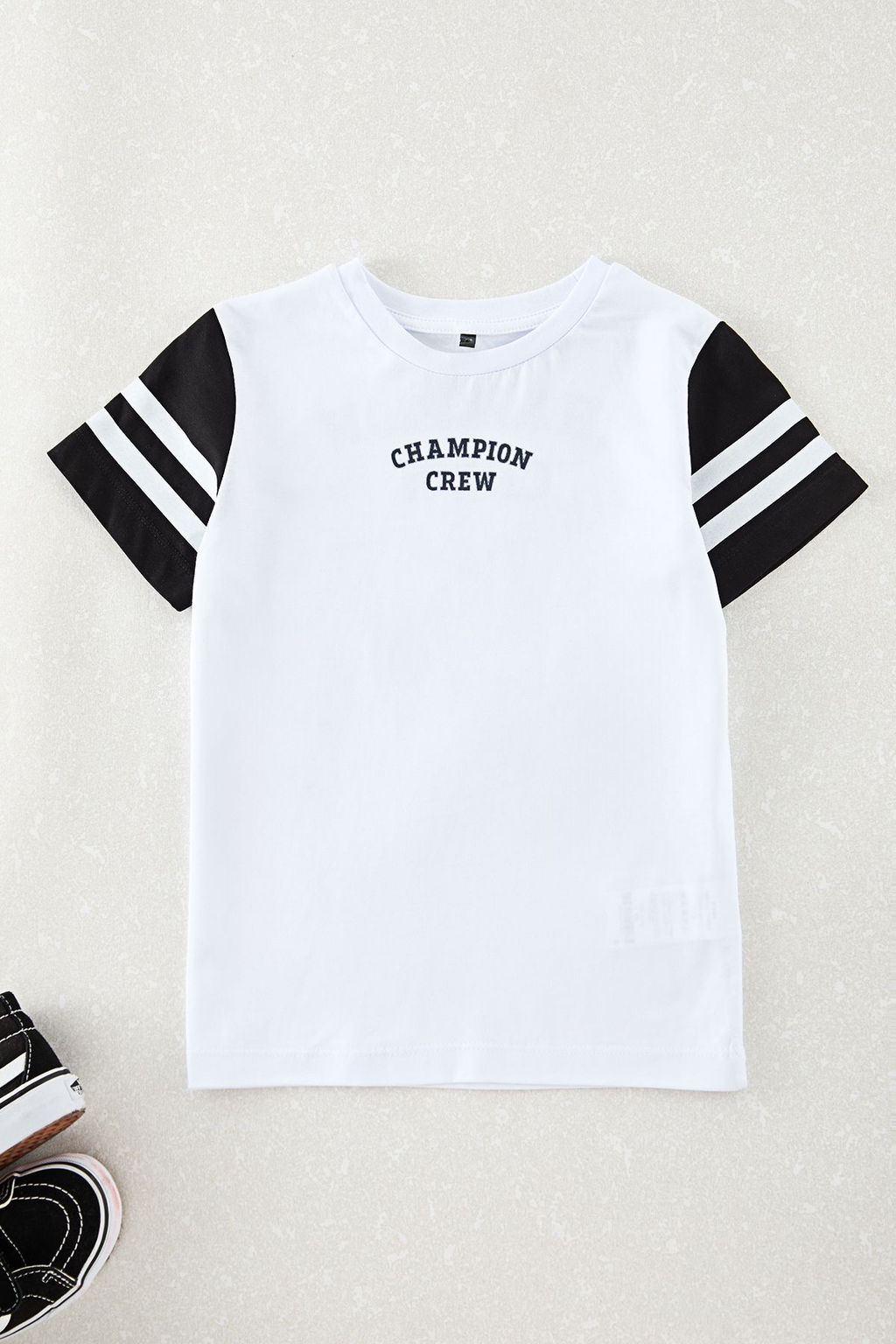 Beyaz Erkek Cocuk S?rt Bask?l? Orme T-Shirt TKDAW25TS00032 - Trendyolmilla фото 3