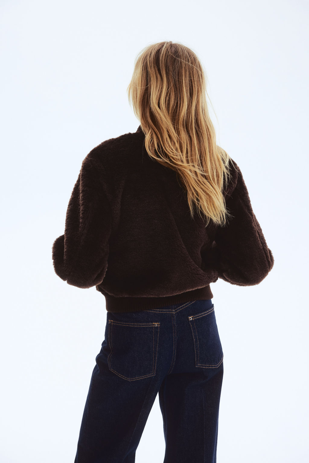Chaqueta bomber en peluche - H&m фото 3