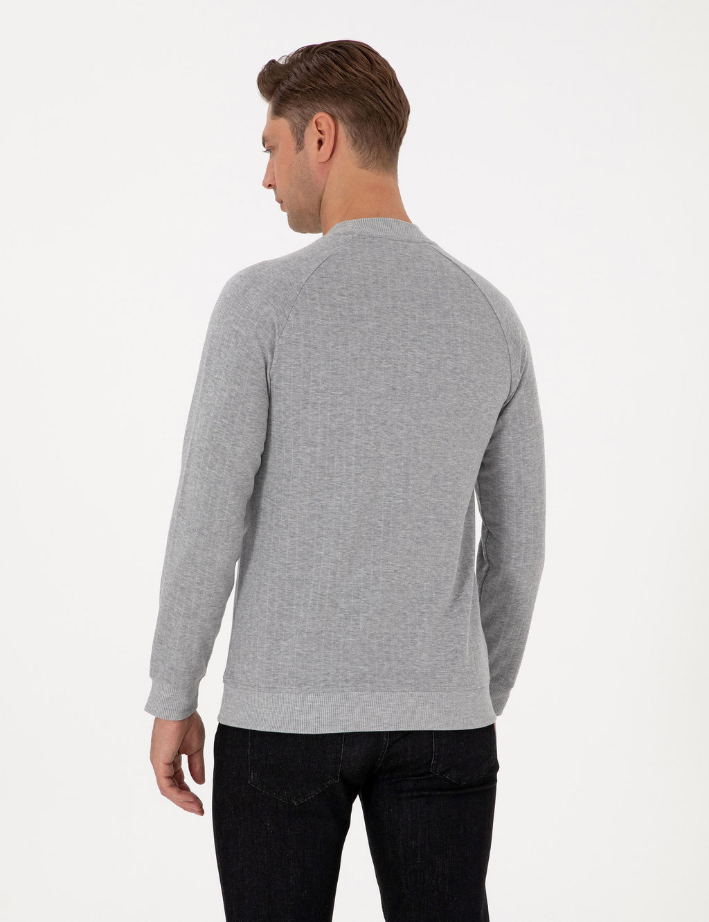 A__k Gri Melanj Regular Fit Sweatshirt - Pierre cardin фото 5