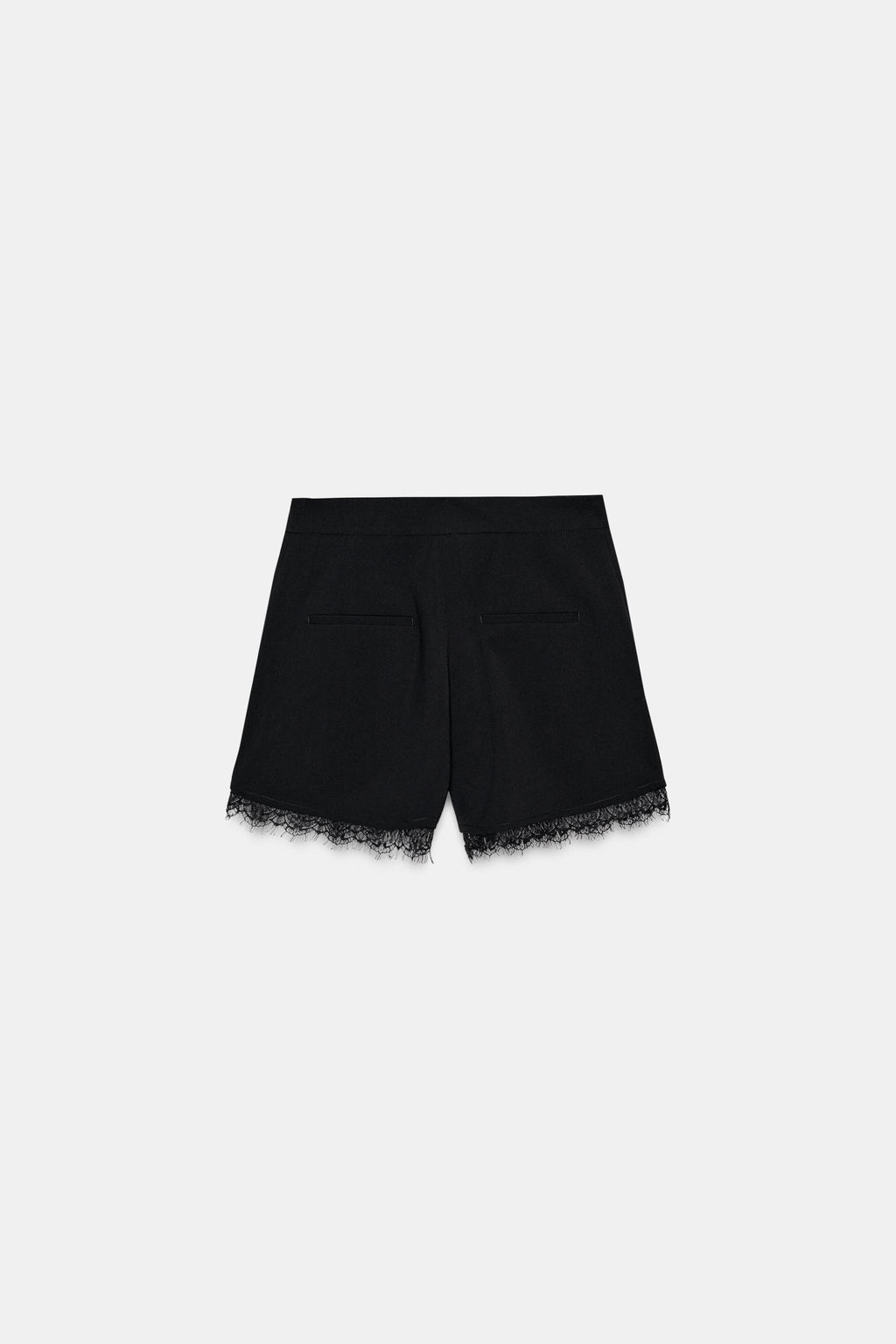 BERMUDA SHORTS WITH LACE TRIM - Zara фото 5