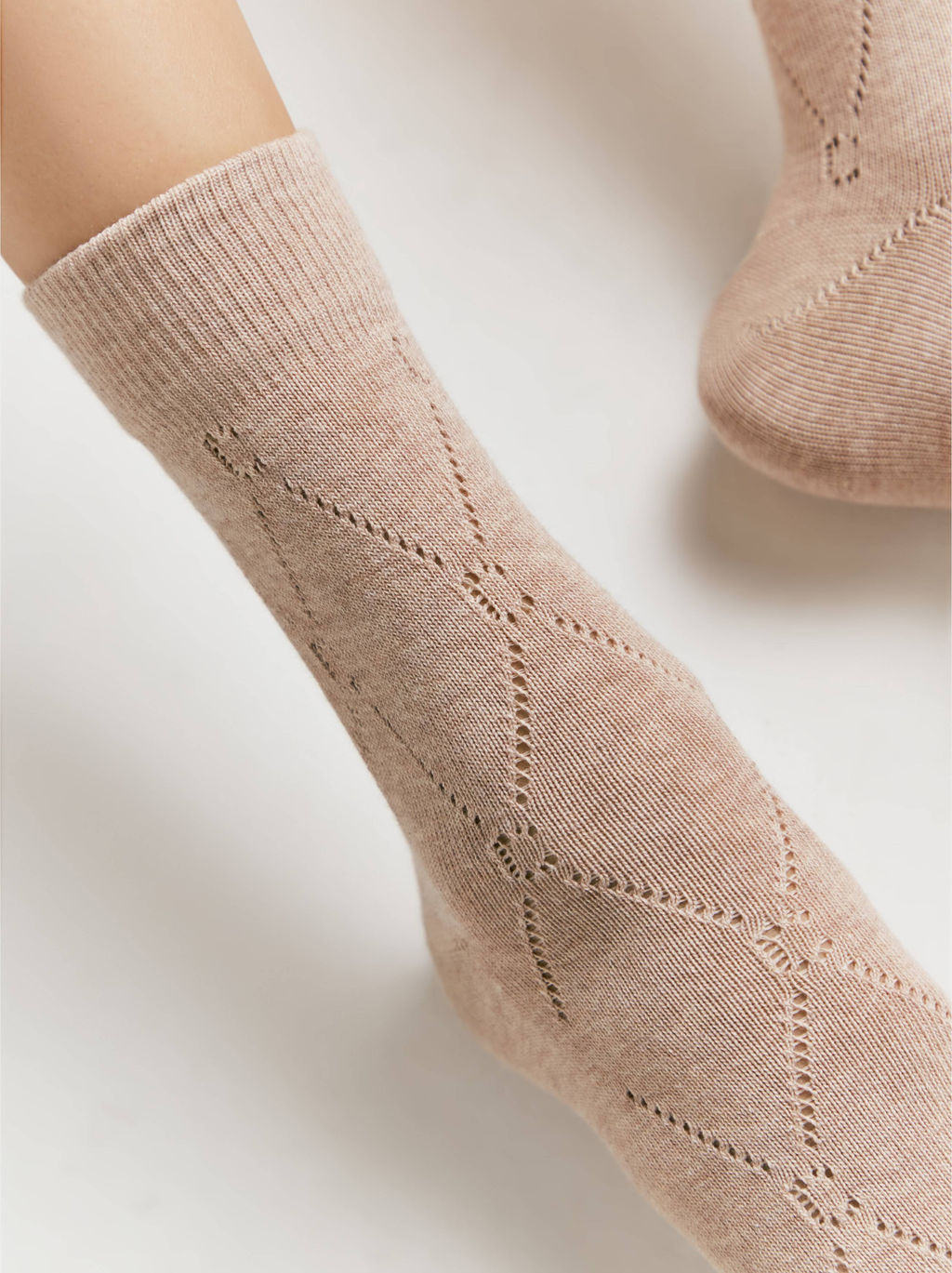 Цена за 2 пары CONTE ACTIVE 22С-27СП Носки женские (удлиненные) бежевый - Conte elegant фото 3
