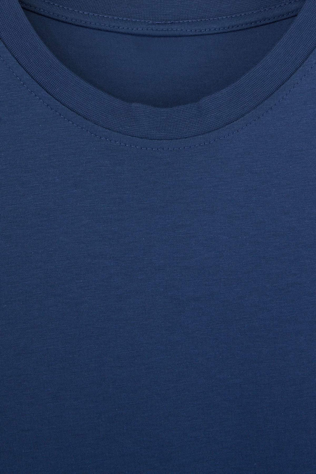 TRENDYOL MAN Tas-Lacivert Basic Slim Fit/Dar Kesim %100 Pamuklu 2li Paket K?sa Kollu T-Shirt TMNSS19BO0075 - Trendyolmilla фото 30
