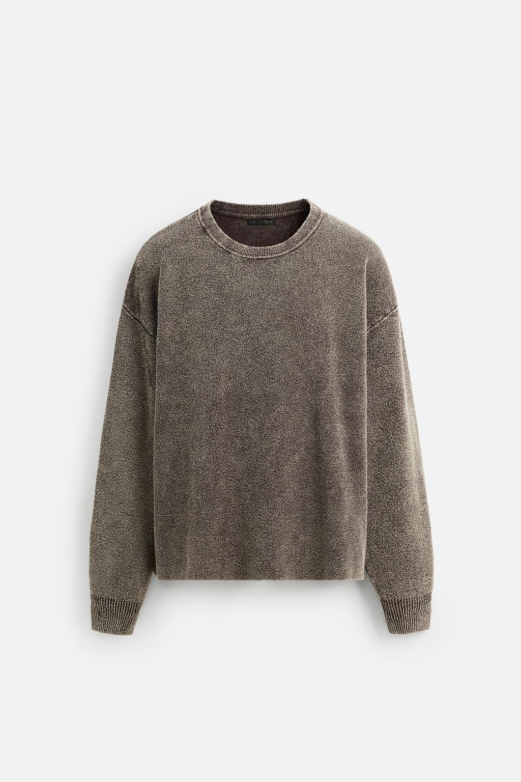 WASHED BOUCLE SWEATER - Zara фото 8