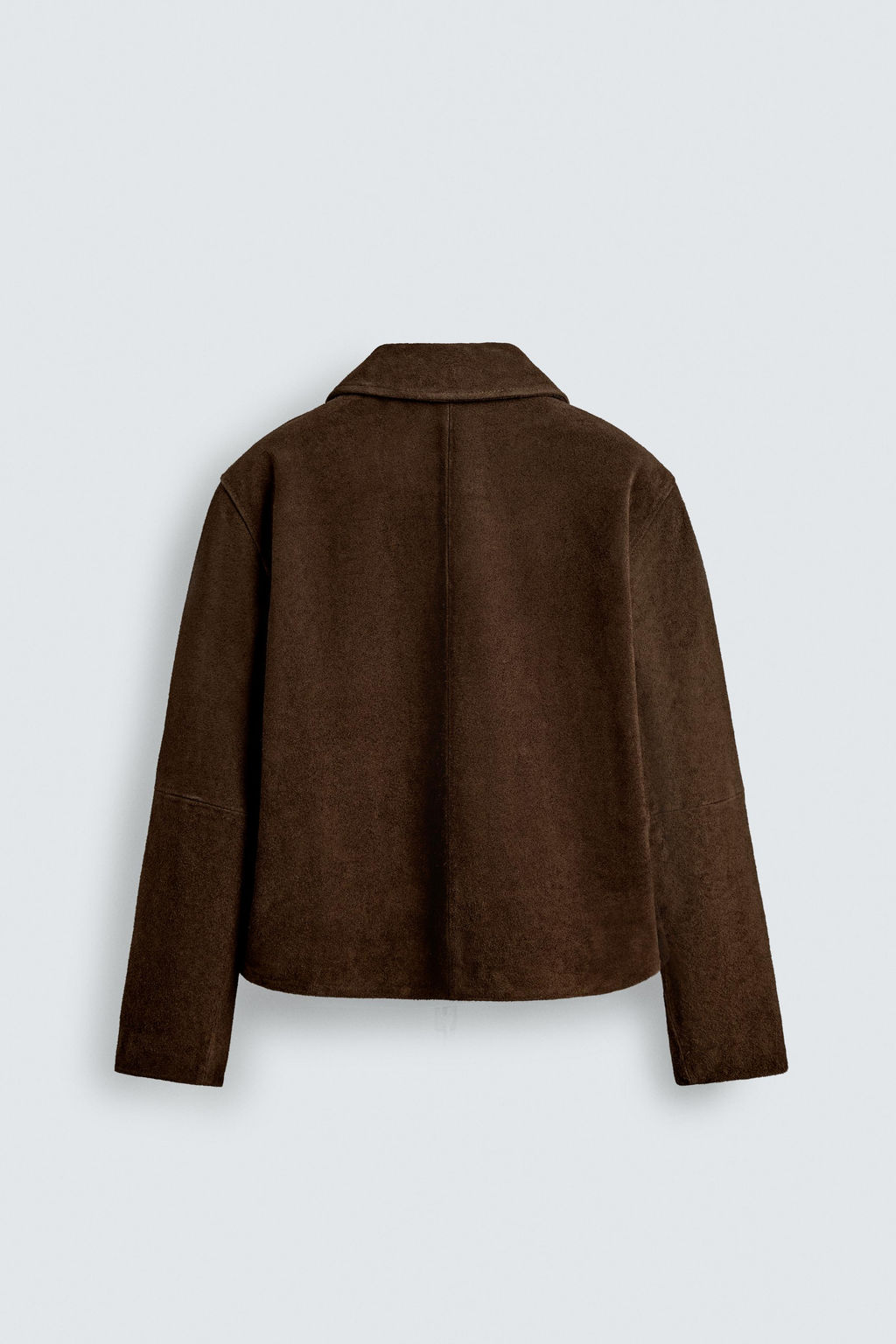 LEATHER SUEDE JACKET - Zara фото 9