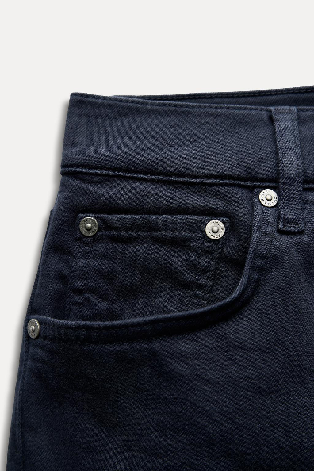 ZW COLLECTION BOOTCUT HIGH-WAIST CROPPED JEANS - Zara фото 10