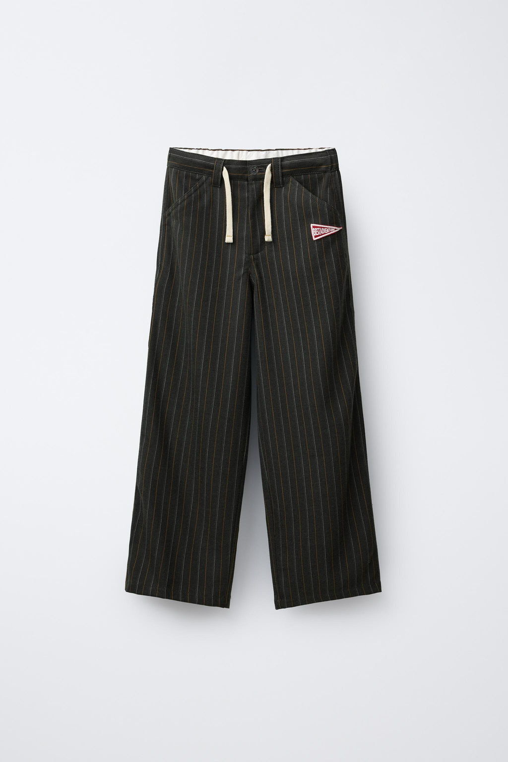 STRIPED PATCH TROUSERS