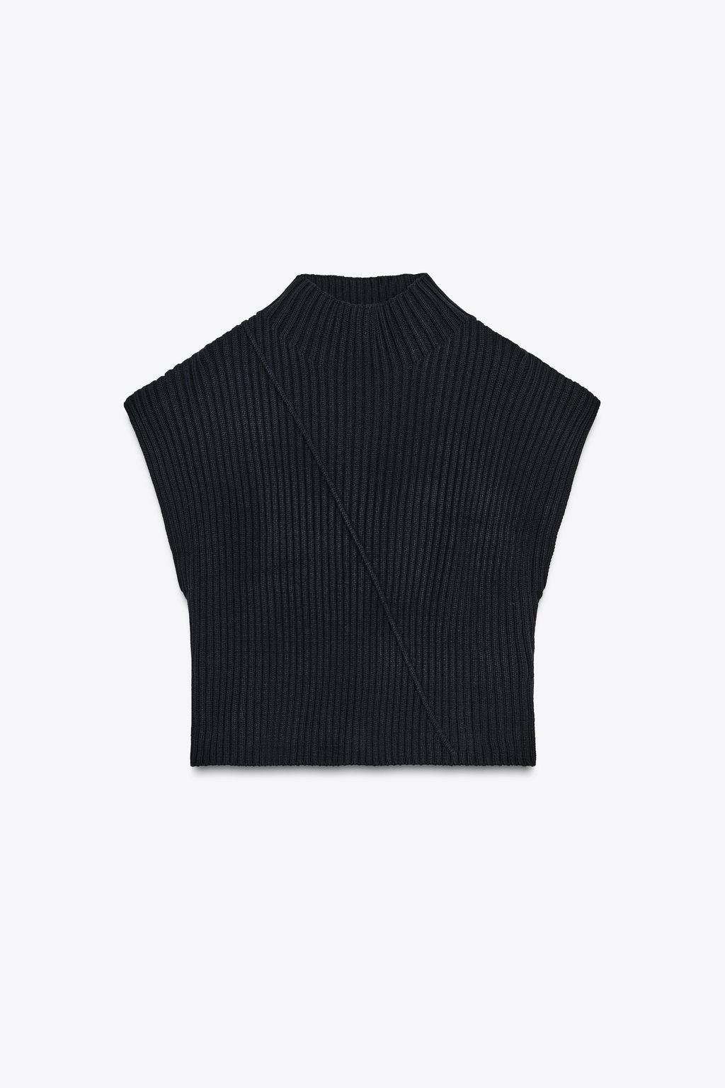RIBBED KNIT VEST - Zara фото 6