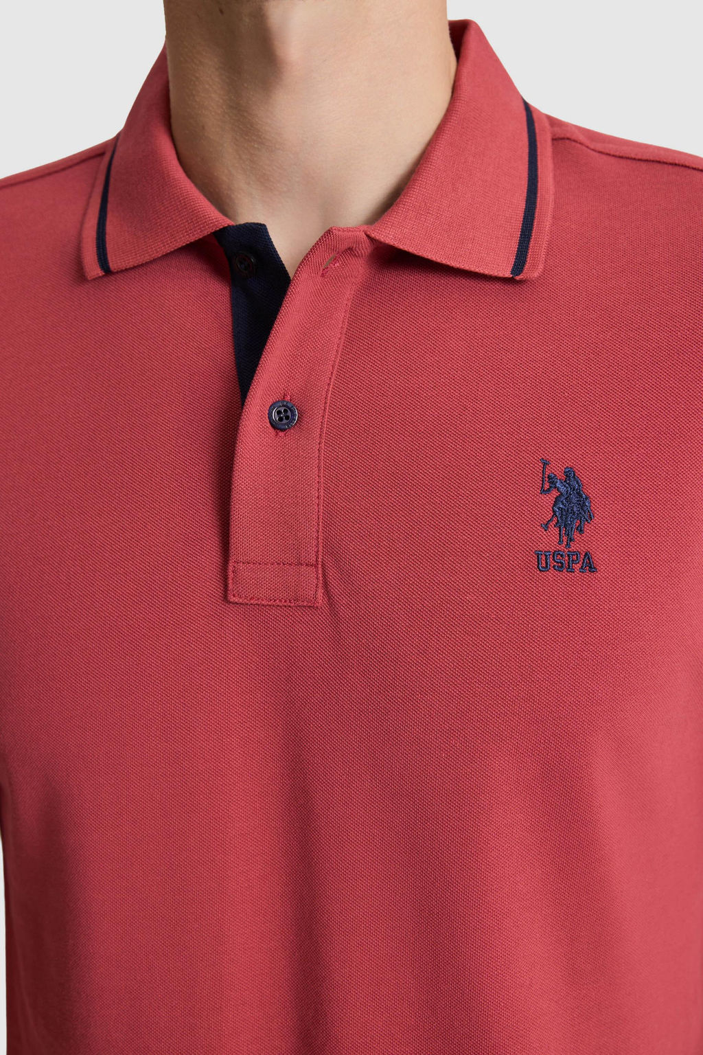 Erkek Vi_ne Slim Fit Polo Yaka Basic Ti__rt