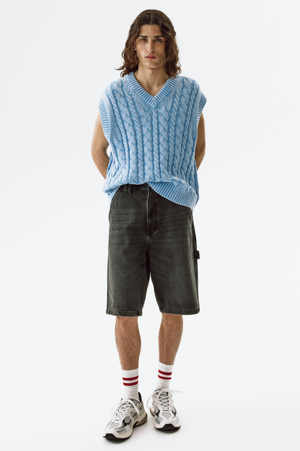 Su?ter sin mangas de algod?n Relaxed Fit - H&m фото 6