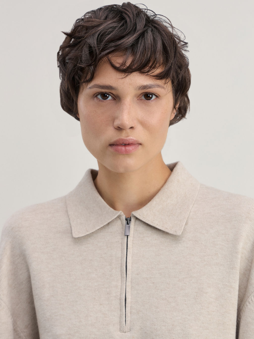 Джемпер поло из вискозы / Zarina  фото 6