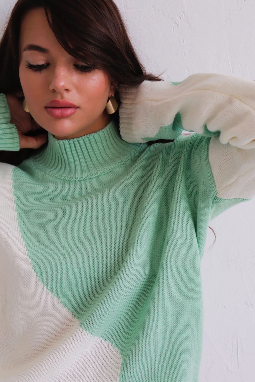 Martichelli Свитер мятно-белый  фото 7