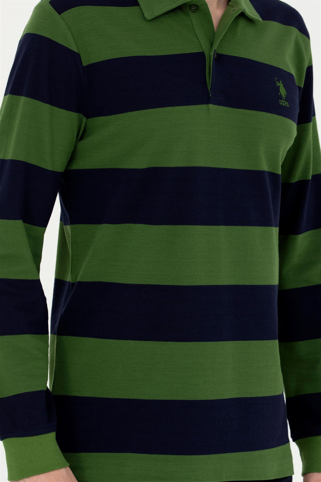 Мужской зеленый свитшот - U.s. polo assn фото 13