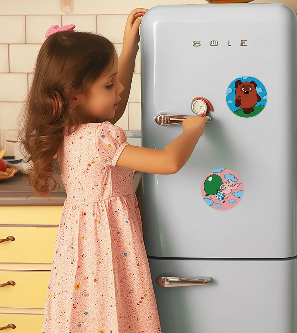 ФРЕЯ CMF-PNBM-001 Набор для раскрашивания по номерам (на магните) 9 х 9 см Приключения Винни-Пуха