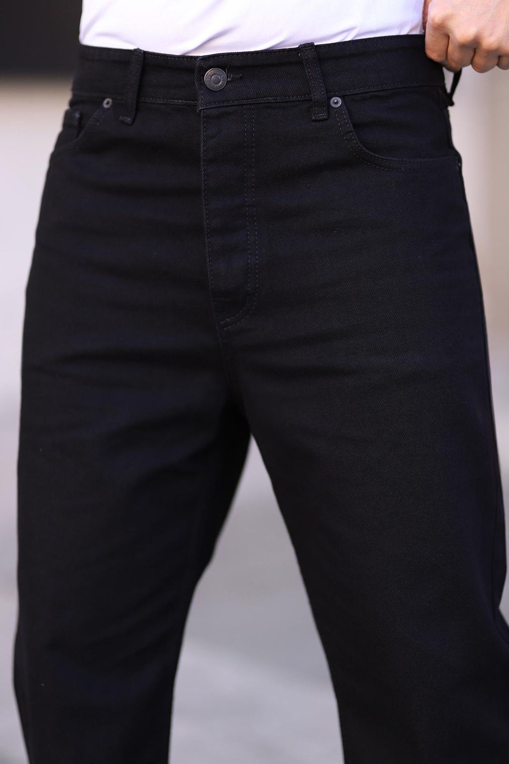 TRENDYOL MAN Ac?k Mavi %100 Pamuk Baggy Fit Jeans Bol Kot Pantolon TMNAW24JE00027 - Trendyolmilla фото 45