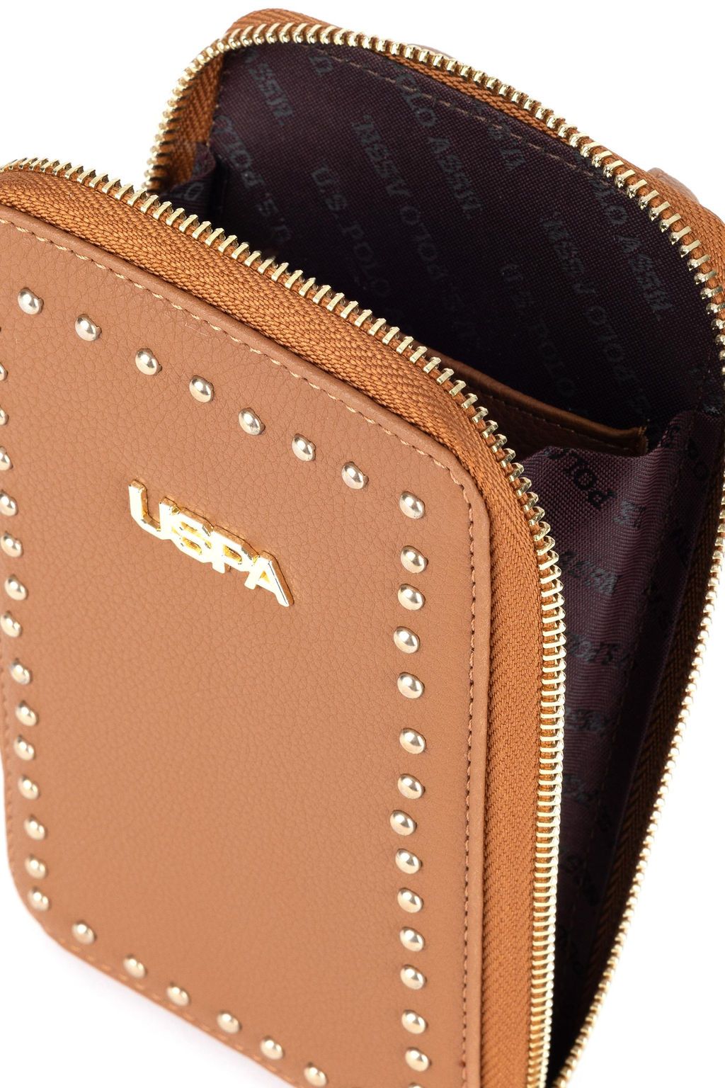 Женский коричневый кошелек - U.s. polo assn фото 5
