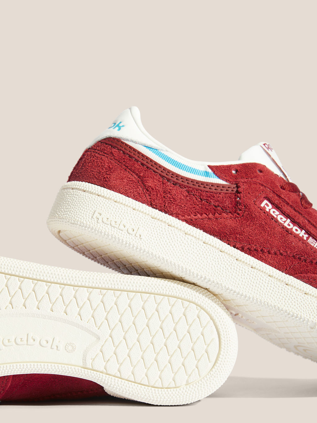Женские кеды REEBOK CLUB C 85 Артикул 4493305, вишневый