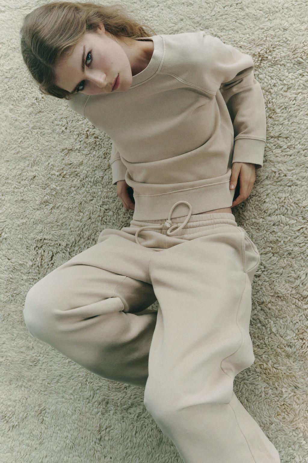 FADED WIDE-LEG TROUSERS - Zara фото 33