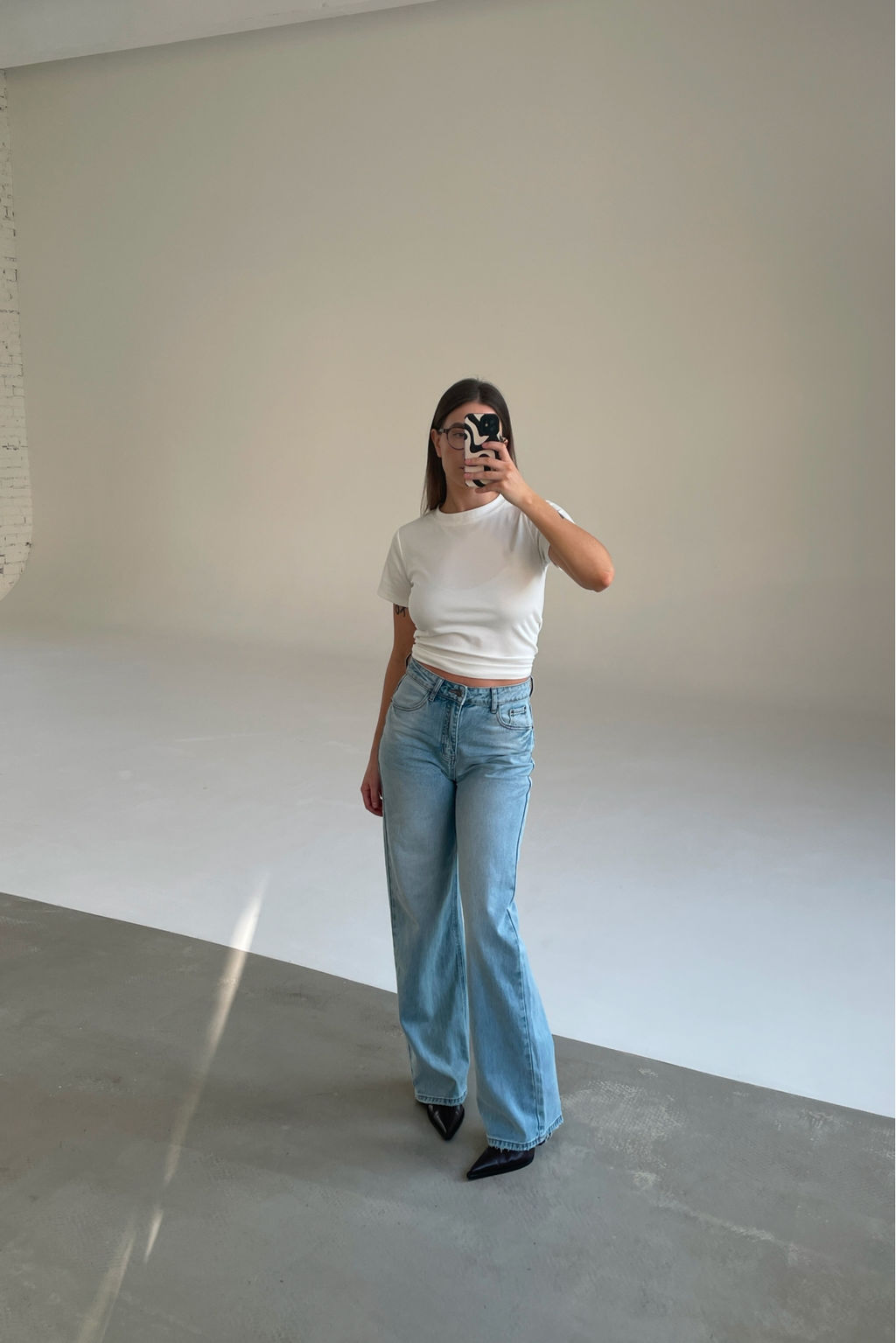 Джинсы прямые Классический голубой - Erist store фото 5