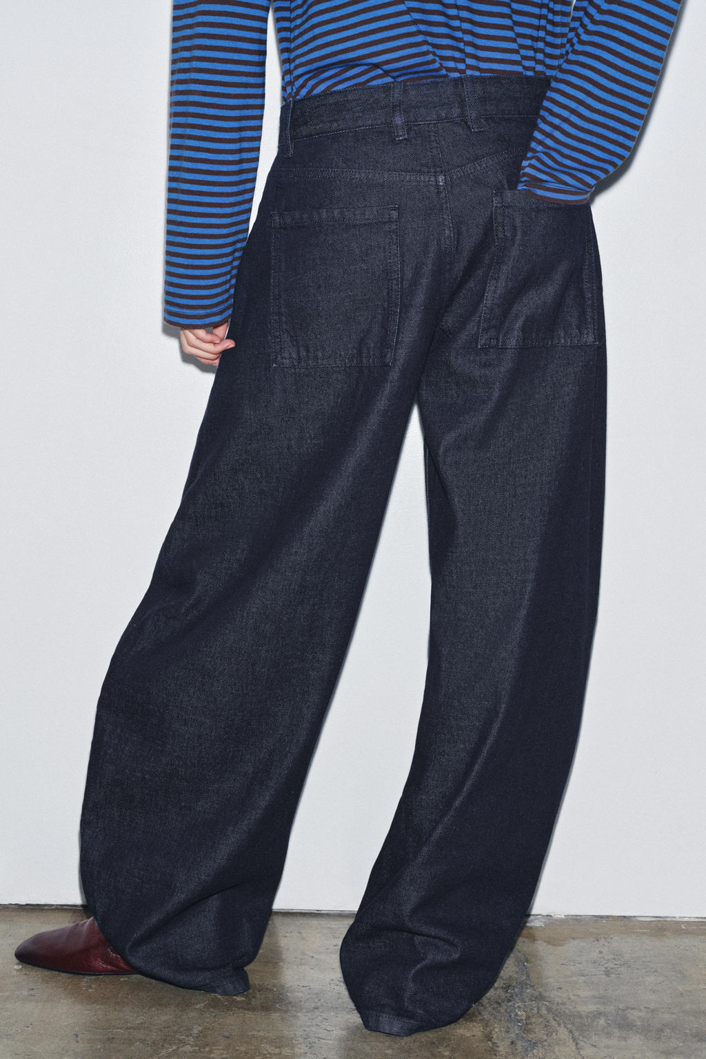 ZW COLLECTION MID-RISE BALLOON JEANS - Zara фото 3
